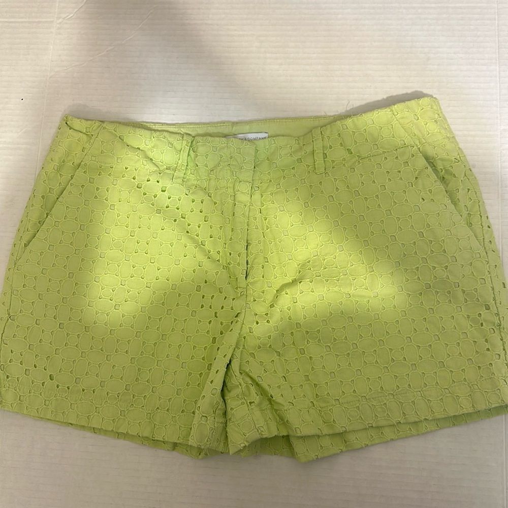 New York &Co. lime Green Shorts